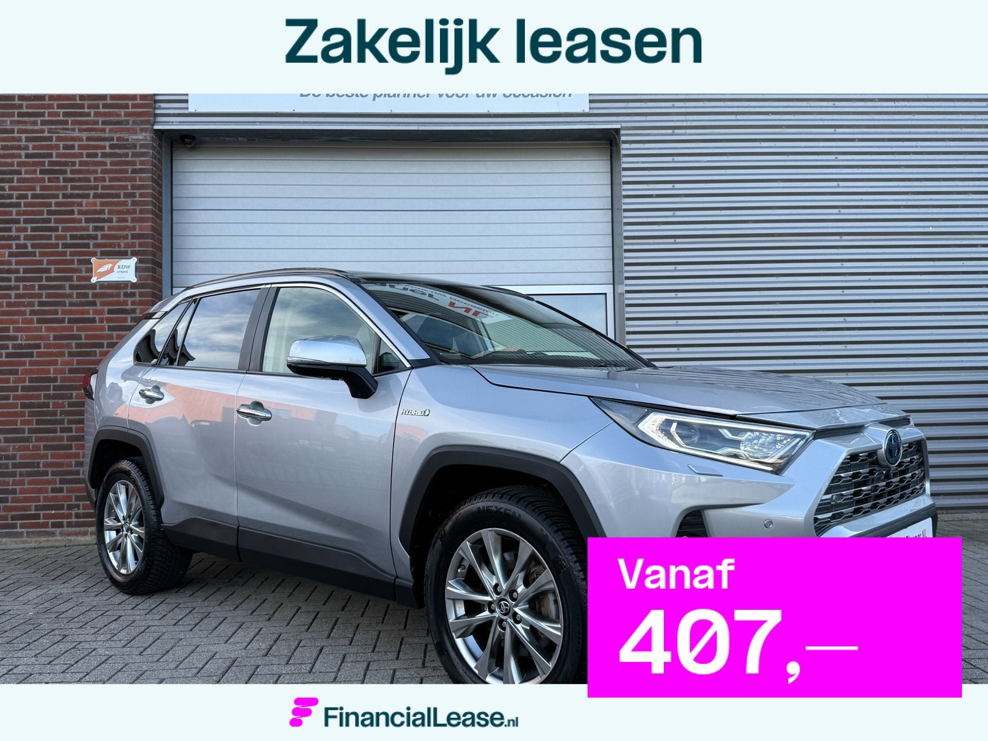 Toyota RAV4 2.5 Hybrid Executive! 360 Camera! Leder! Pano!, Automatische klimaatregeling, Gebruikt, 4 cilinders, 2487 cc