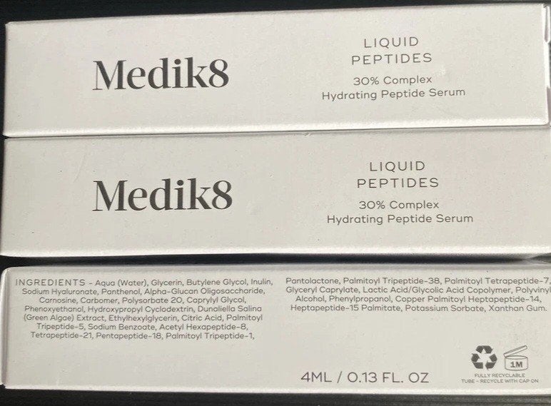 Medik8 liquid peptides serum 30% 4ml, Ophalen of Verzenden, Nieuw, Gehele gezicht, Verzorging