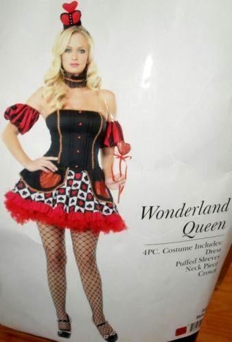 Wonderland Koningin mt S / M, Kleding | Dames, Carnavalskleding en Feestkleding, Maat 38/40 (M), Carnaval, Nieuw, Ophalen of Verzenden