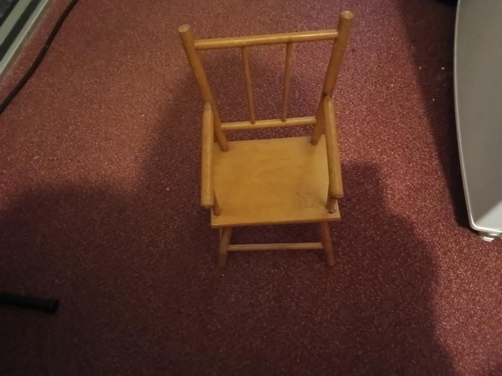 Poppen stoeltje, Ophalen, Gebruikt, Babypop