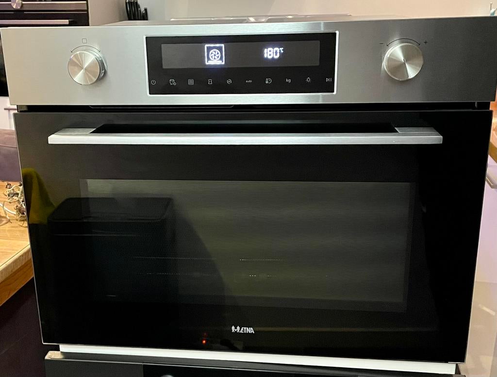 ZGAN!!! ETNA inbouw Combi OVEN/Magnetron CM450RVS, Witgoed en Apparatuur, Magnetrons, Combimagnetron, Crisp, Ophalen of Verzenden