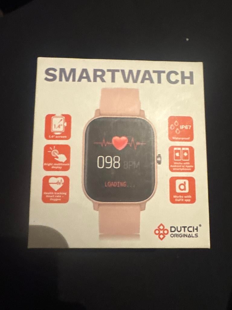 Smartwatch van Dutch Originals - Nieuw in doos, Hartslag, Nieuw, Ophalen of Verzenden, Android