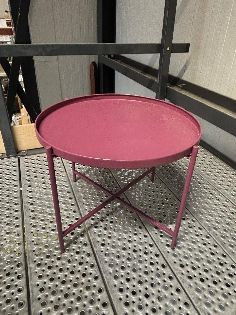 Leitmotiv - Salontafel Meseta -Rood, Ophalen, -, -, Rond