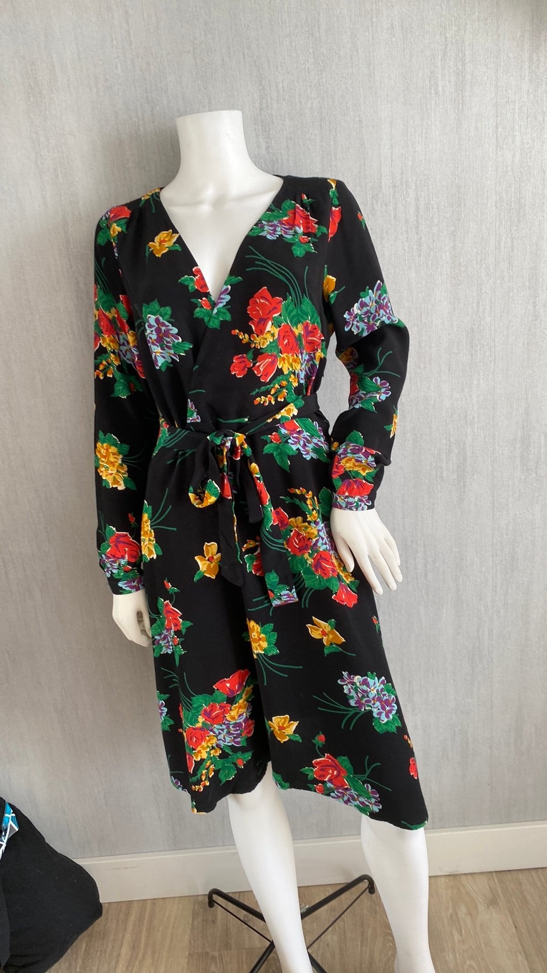 Kng louie jurk 38, Kleding | Dames, Maat 38/40 (M), Zwart, Ophalen of Verzenden, Gedragen