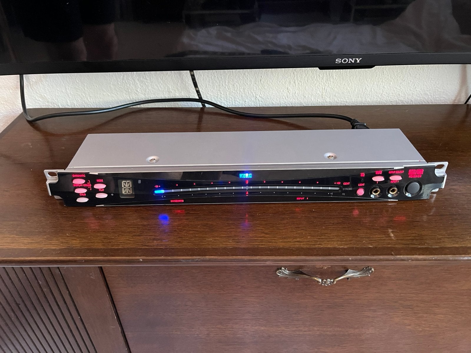 Korg DTR2000 DTR-2000 Rack Tuner (1he 1u), Ophalen of Verzenden, Gebruikt, Overige typen