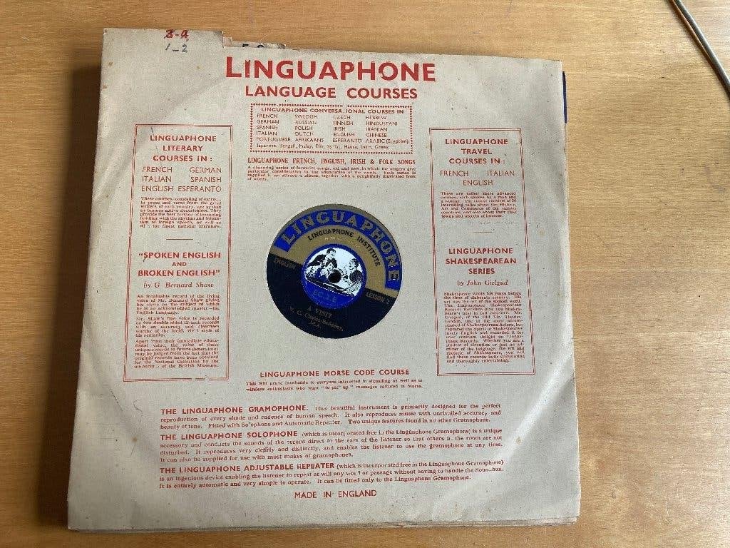 Linguaphone talencursus engels, Ophalen