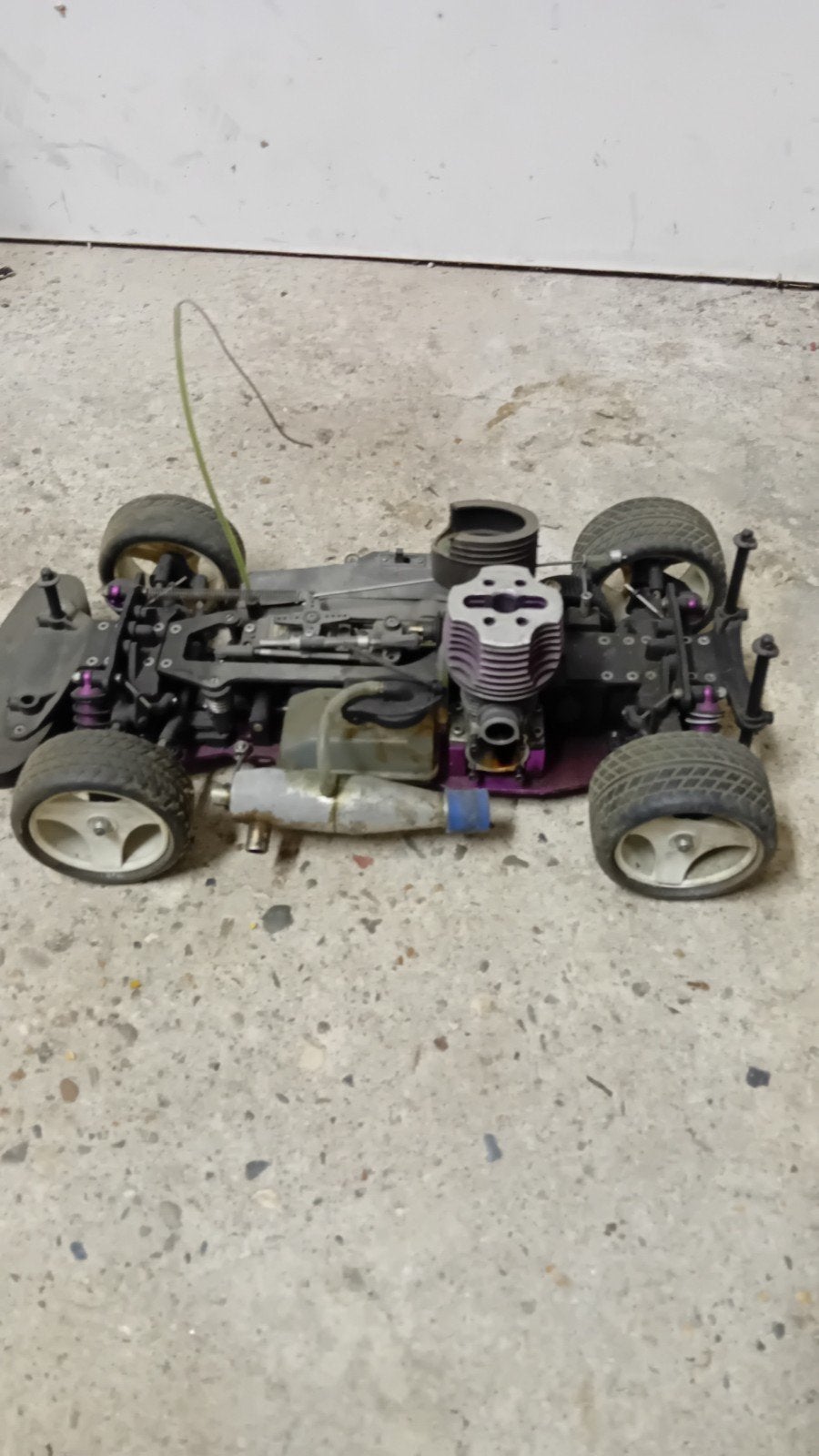 Schumacher fusion Nitro RC Auto 3.5cc 4WD, Ophalen of Verzenden, Gebruikt, Auto, Overige merken