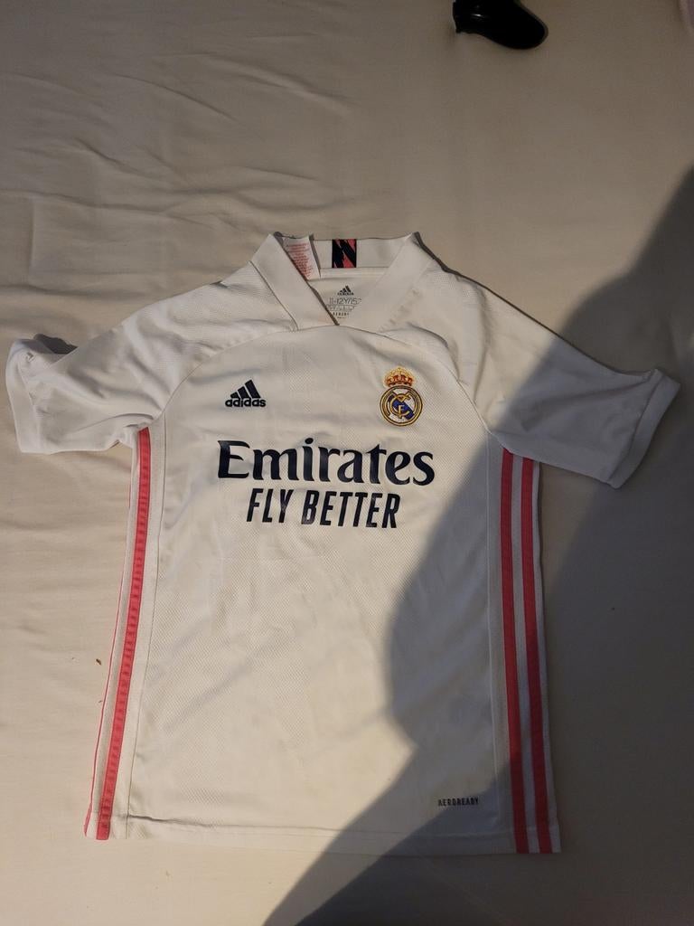 Real Madrid voetbal shirt maat 152, Sport en Fitness, Voetbal, Maat XS of kleiner, Ophalen of Verzenden, Zo goed als nieuw, Shirt