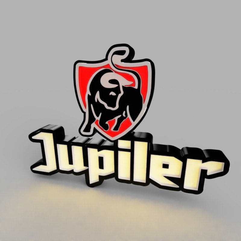 Jupiler Lichtbak - Iconisch Logo - Perfecte Staat, Ophalen of Verzenden, Nieuw, Reclamebord, Plaat of Schild, Jupiler
