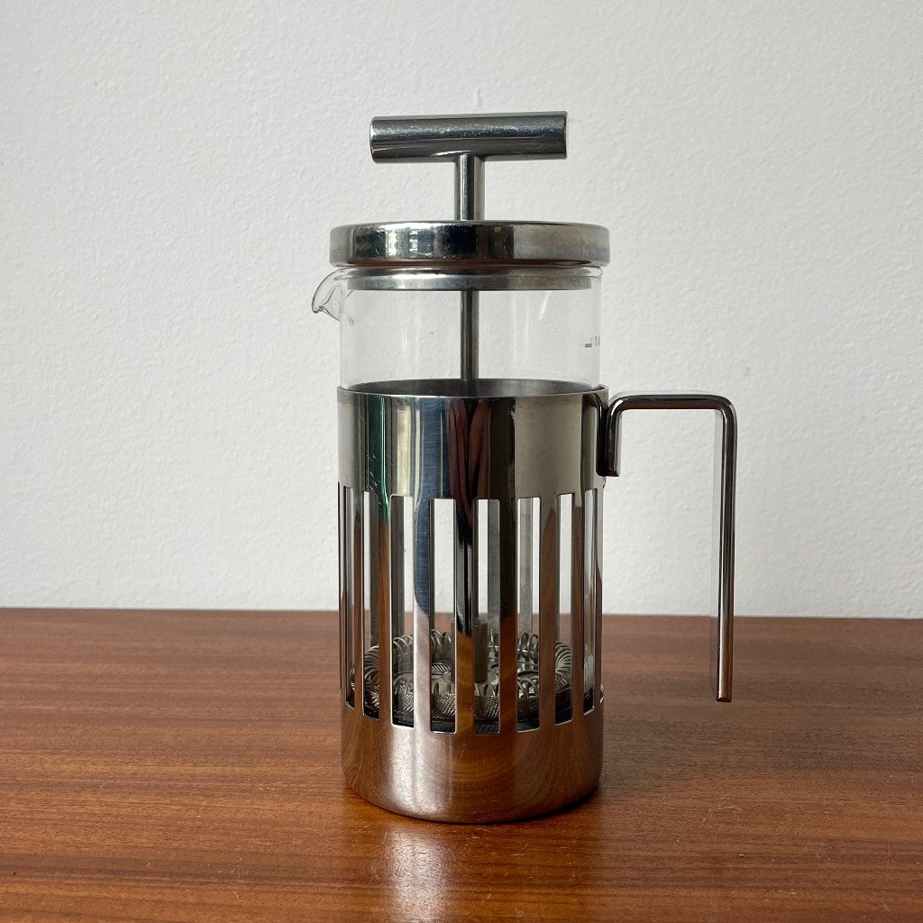 Alessi  Aldo 3-kops cafetière door Aldo Rossi, Huis en Inrichting, Aldo, Zilver, Ophalen of Verzenden, Alessi