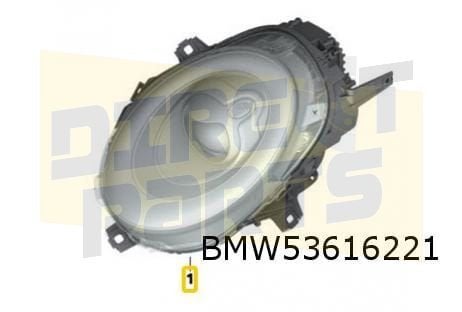 Mini (7/15-3/18) koplamp Links (Bi-LED) (wit knipperlicht) O, -, Verzenden, -, Nieuw