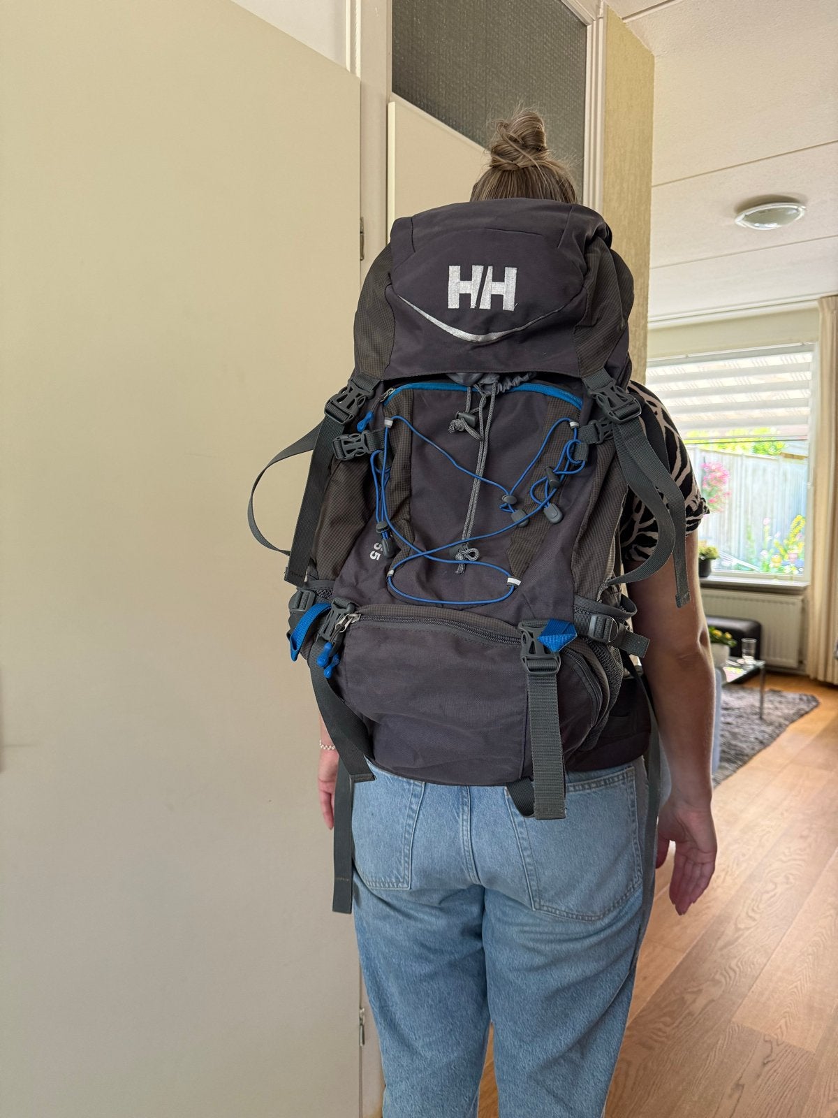 Helly Hansen backpack Aksla 55 liter, Kleding | Dames, Ophalen of Verzenden, Zo goed als nieuw