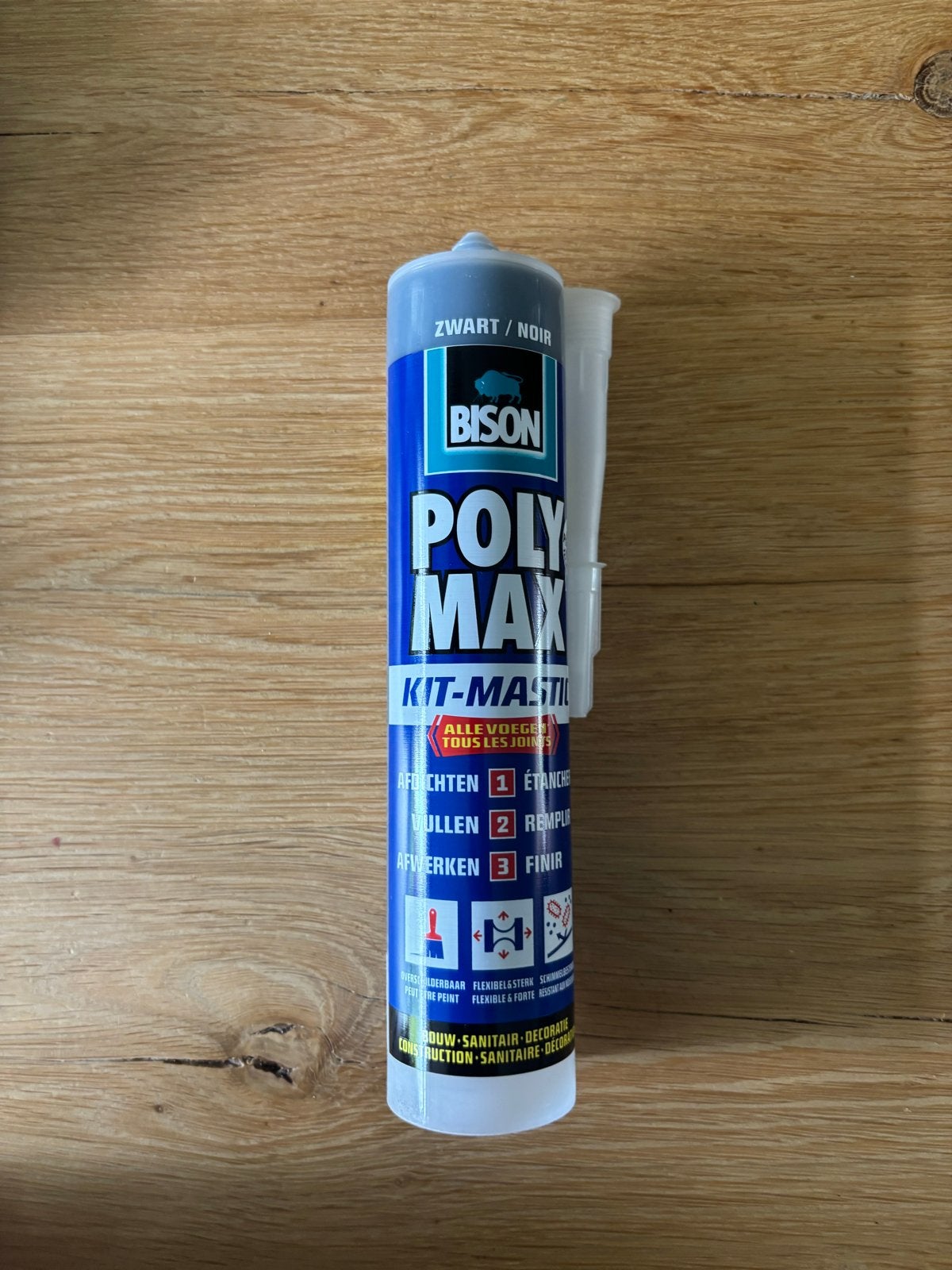 Bison Poly Max Kit-Mastic Zwart, Ophalen of Verzenden, Nieuw