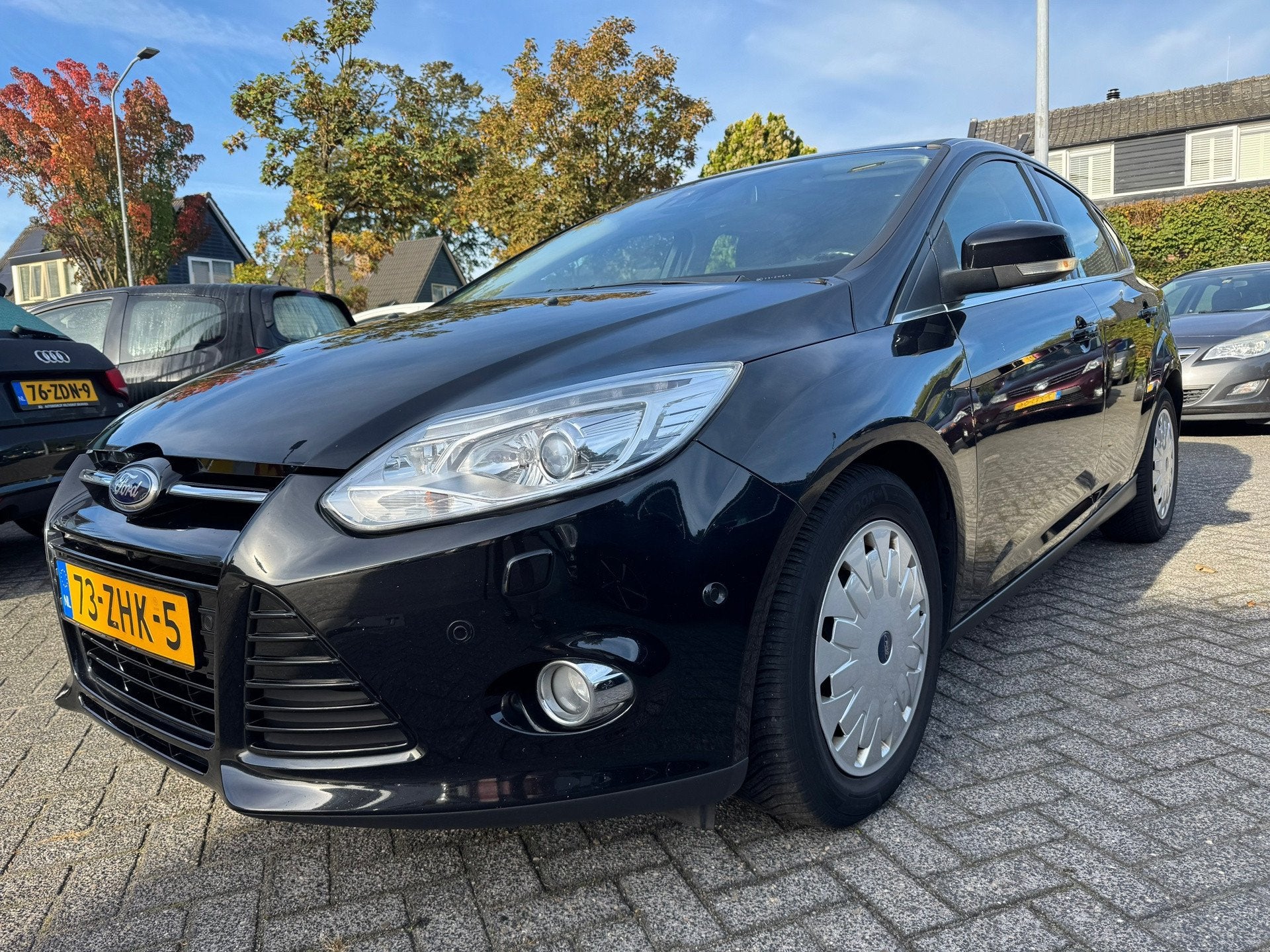 Ford Focus 1.0 EcoBoost Titanium 125pk,Apk 15/11/27,Airco,Cr, Euro 5, 125 pk, Gebruikt, 635 kg