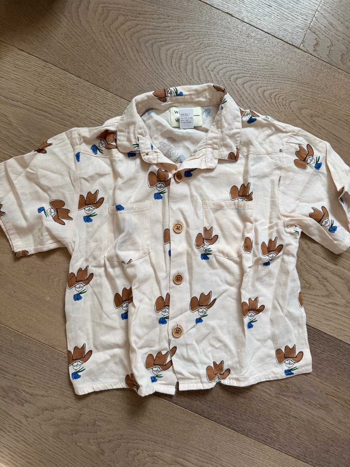 Wander & Wonder Cowboy Shirt - Maat 5-6Y (166-122), Ophalen of Verzenden, Nieuw, Jongen of Meisje