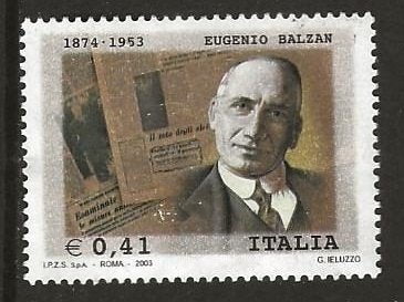 Italie 35, Balzan, Verzenden, Gestempeld