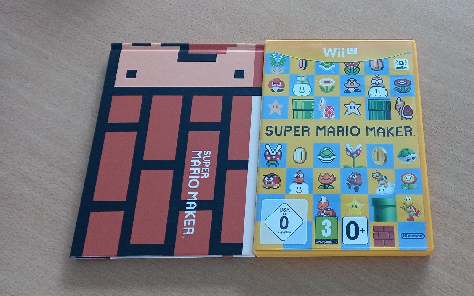 Super Mario Maker + het boekje, ZGAN, Wii U, Avontuur en Actie, 1 speler, Ophalen of Verzenden, Zo goed als nieuw