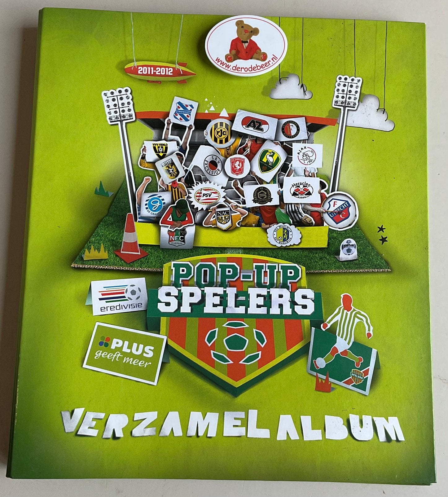 Eredivisie 2011-2012 pop-up spelers compleet verzamelalbum, Gebruikt, Onbekend, Ophalen of Verzenden, Onbekend