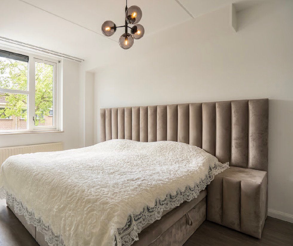 Bed met opberg 180x200, Ophalen, Zo goed als nieuw, Tweepersoons