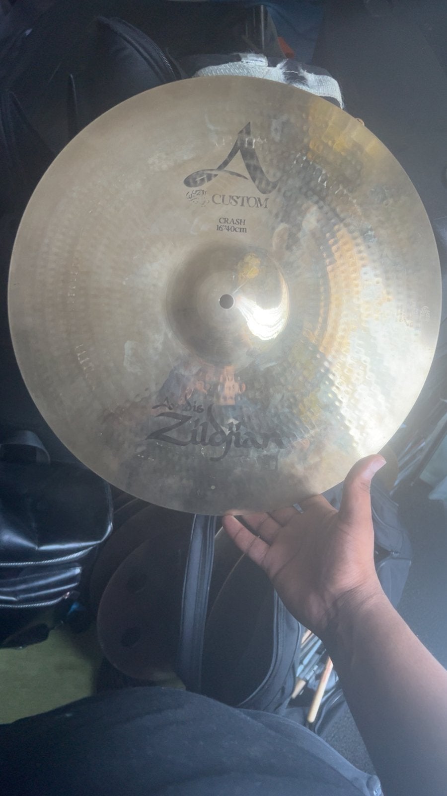 A Custom 16” Crash, Ophalen of Verzenden, Gebruikt, Overige merken