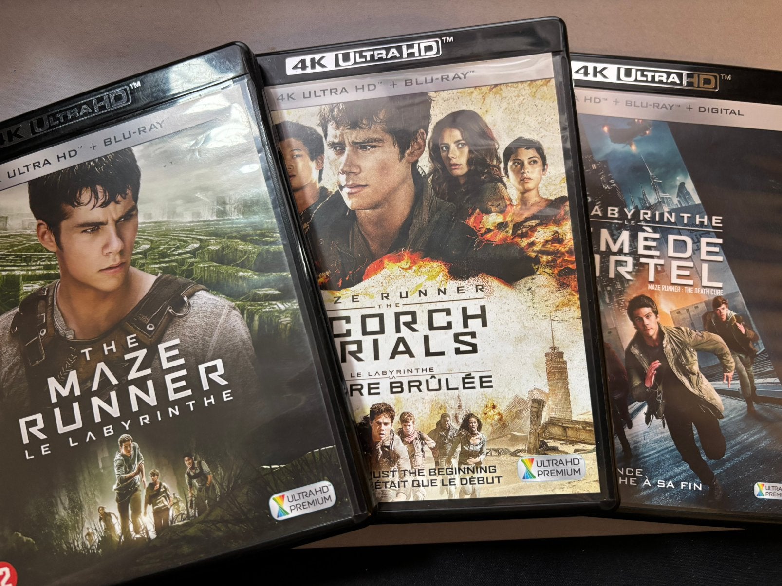 The Maze Runner Trilogy 4K Ultra HD Blu-Ray, -, -, Actie, Ophalen of Verzenden
