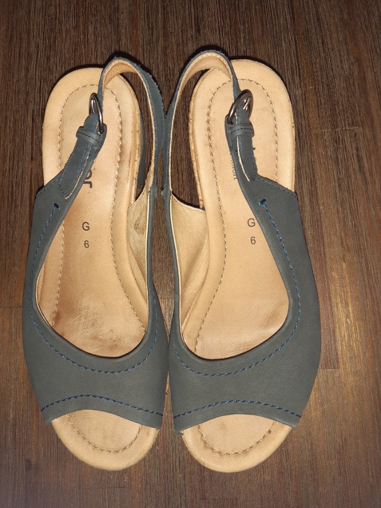 GABOR LEREN SCHOENEN. MAAT 39 BREEDTE G, Blauw, Gabor, Ophalen of Verzenden, Schoenen met hoge hakken