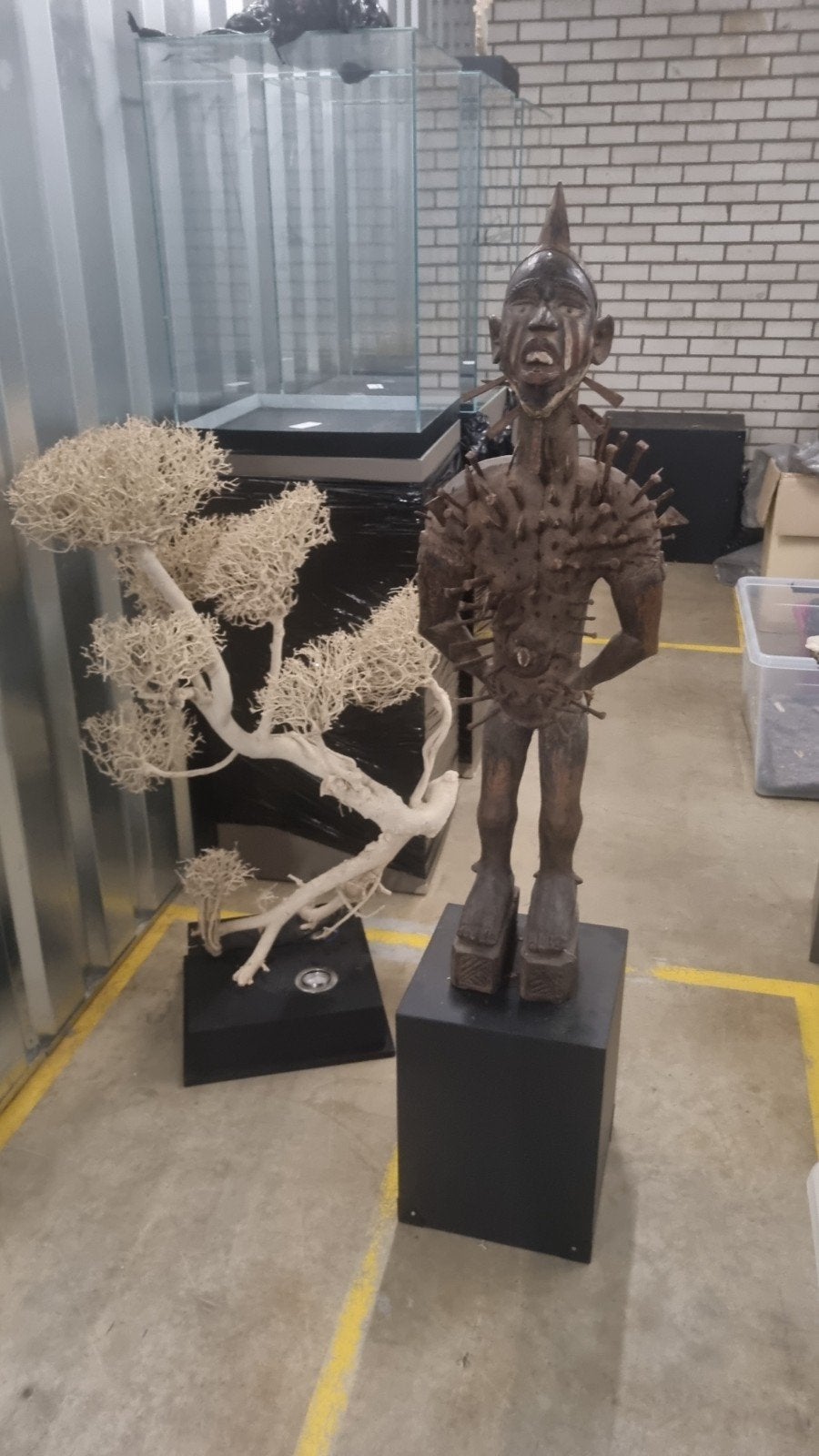 Zeer groot Congo Minkisi beeld - Krachtige spirituele kunst, Ophalen