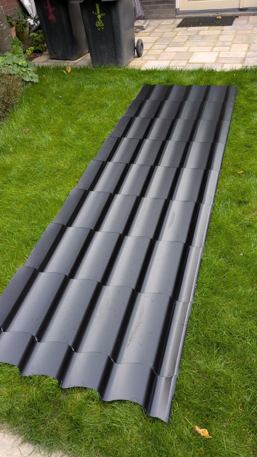 Dakpanplaat, Ophalen, Steen of Klei, Zwart, 15 m² of meer