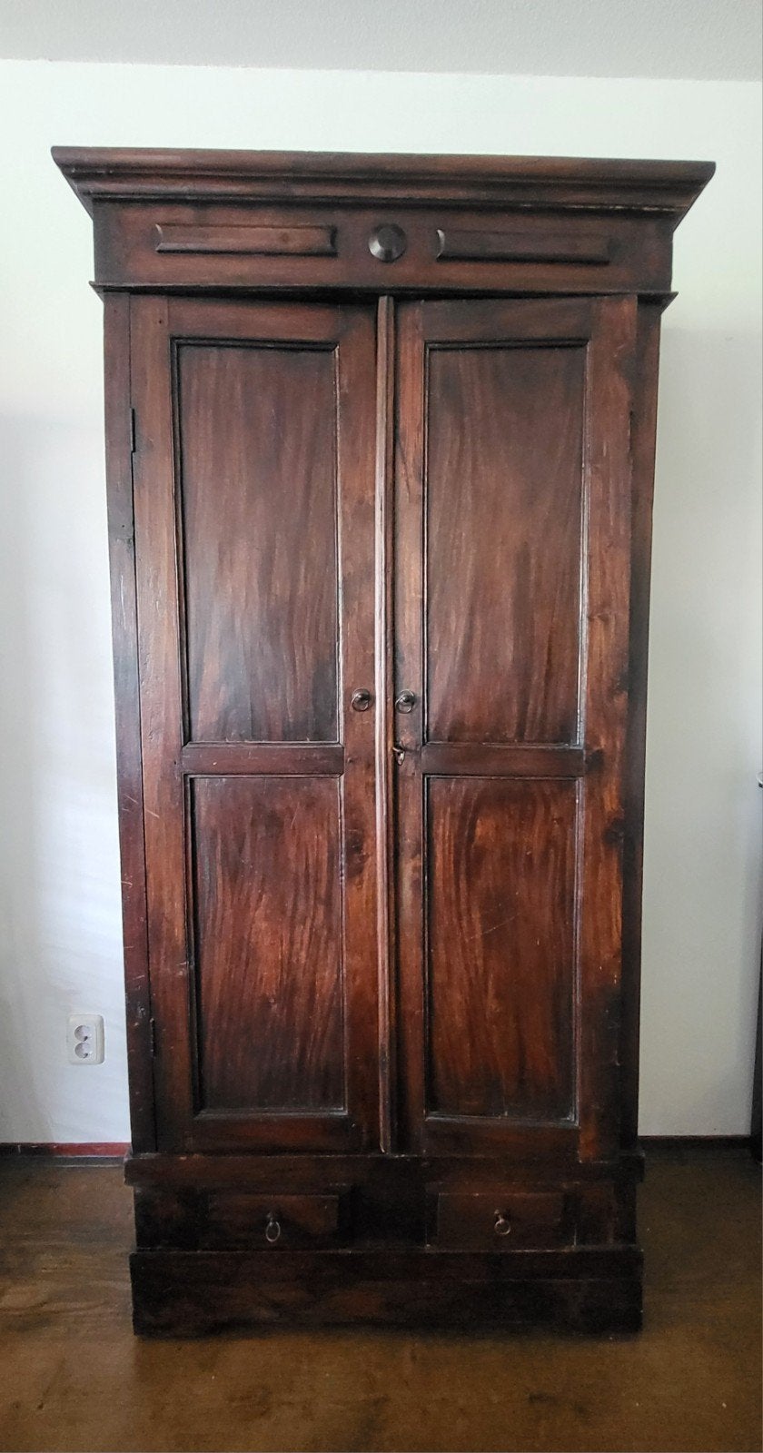 Teak houten kast, Ophalen
