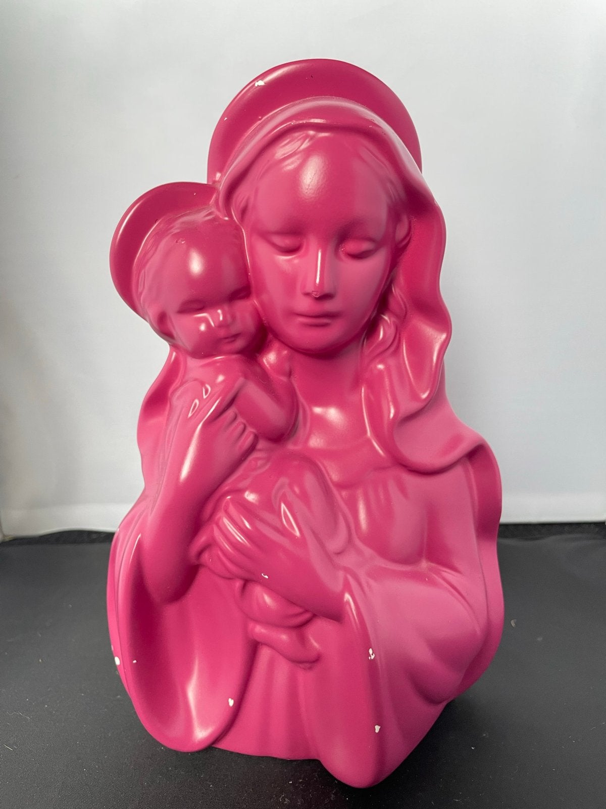 Madonna met Kind Beeld - Felroze, Ophalen of Verzenden