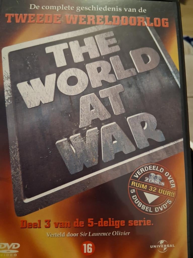 The World At War - Deel 3 (DVD) - WOII Documentaire, Gebruikt, Vanaf 16 jaar, Oorlog of Misdaad, Boxset