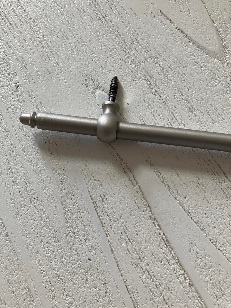 16x Traproede mat zilver 70 cm incl. knologen - Nieuw!, Ophalen of Verzenden, Nieuw