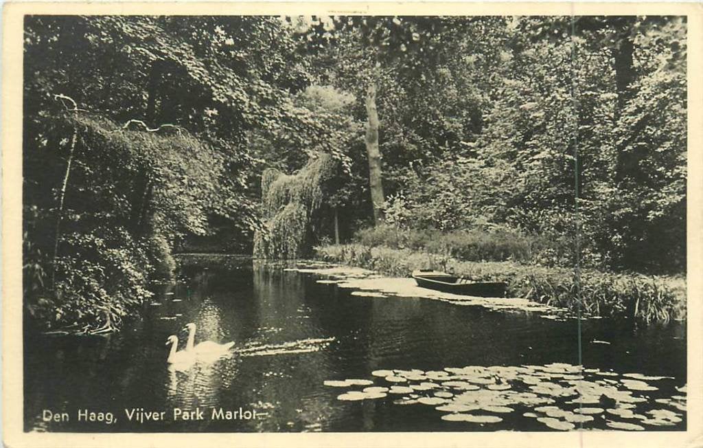 381-034-005 Den Haag Vijver Park Marlot, Verzenden, Voor 1920, Zuid-Holland
