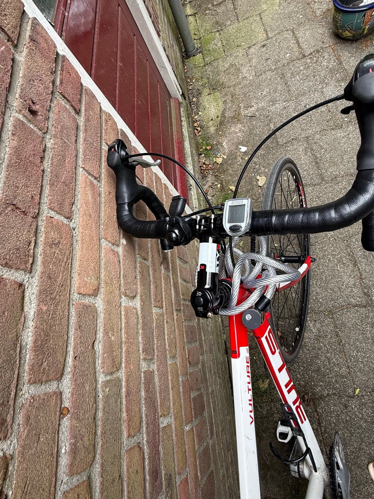Bulls Vulture Racefiets - Wit/Rood, 28 inch, Gebruikt, Aluminium, 15 tot 20 versnellingen