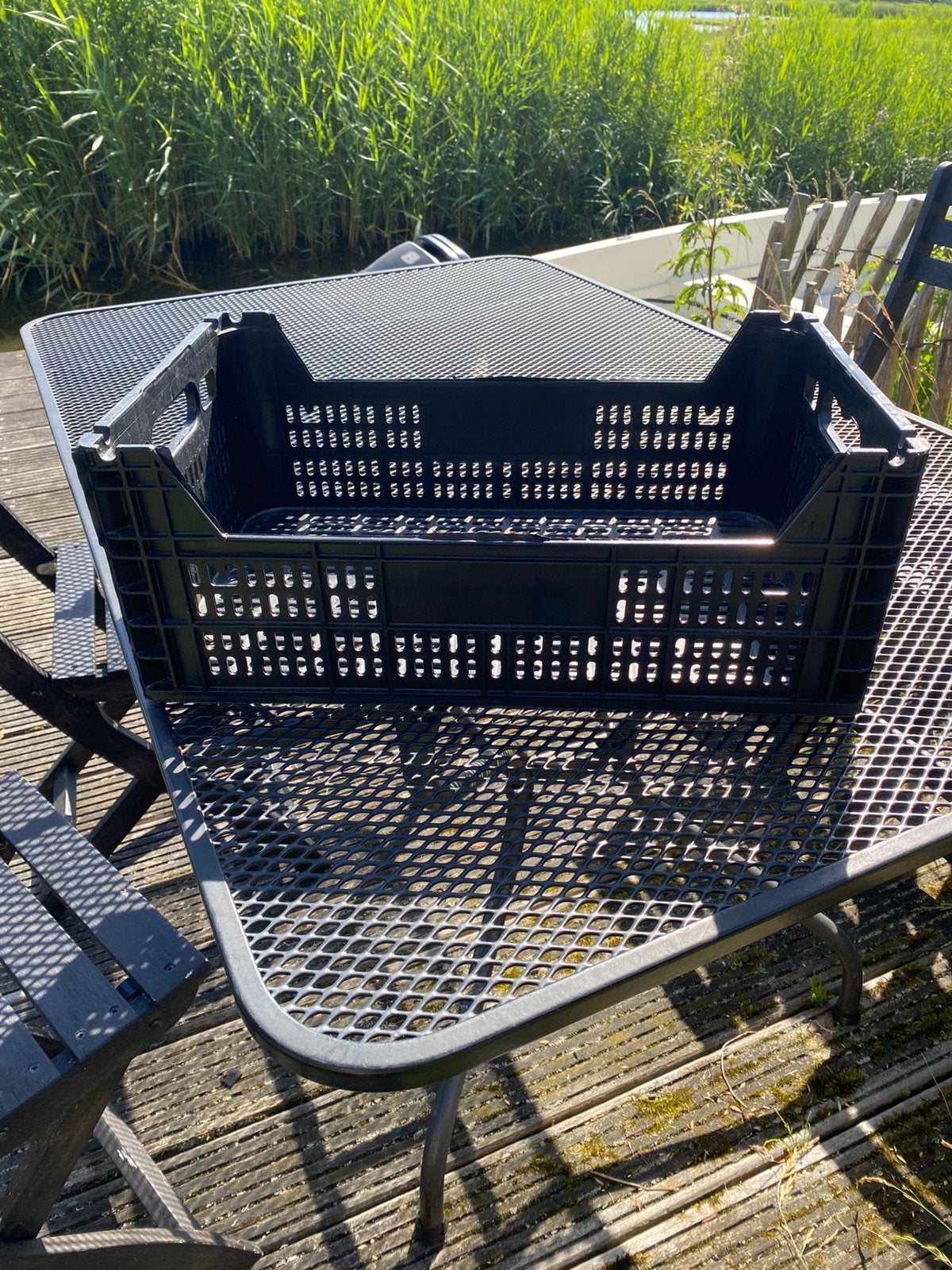 Stapelbare kunststof kratten €3,- per stuk, Doe-het-zelf en Verbouw, Kratten en Dozen, Ophalen, 40 tot 60 cm, 50 tot 75 cm, Minder dan 35 cm