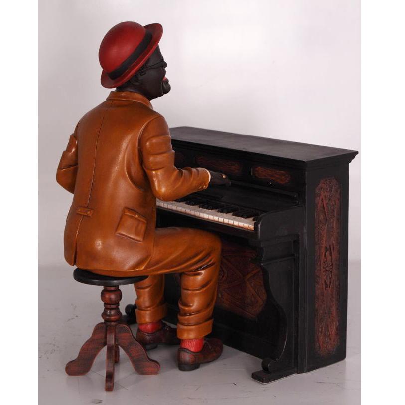 Jazz beeld 49 cm - jazzbeeld pianospeler, Verzamelen, Ophalen, Nieuw