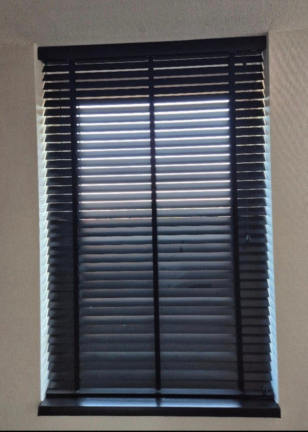 Houten Jaloezieën in 1 koop of p.stuk.voor de maat zie fotos, Ophalen of Verzenden, Zwart, Jaloezie, Hout