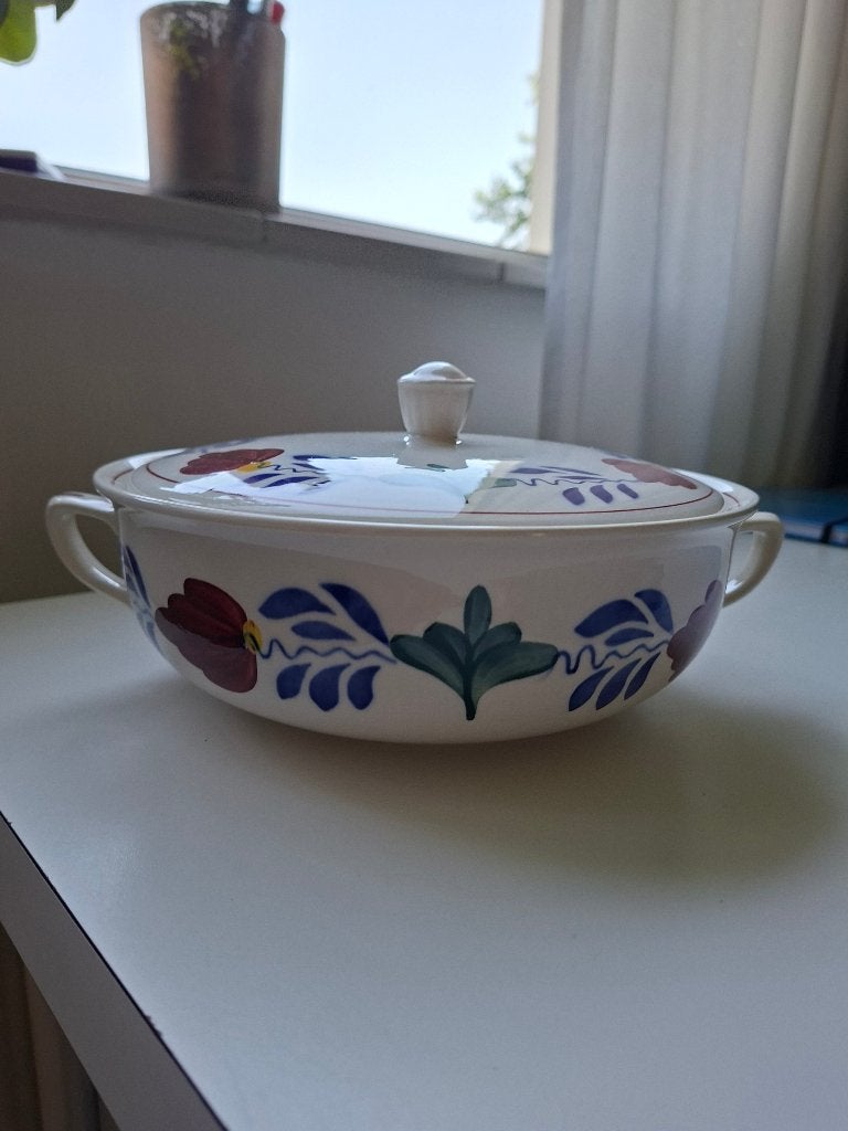Schaal met deksel, Ophalen, Gebruikt, Overige stijlen, Glas