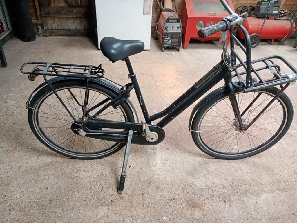 Gazelle transportfiets met voordrager - Gebruikt, Ophalen of Verzenden, Gebruikt, Gazelle