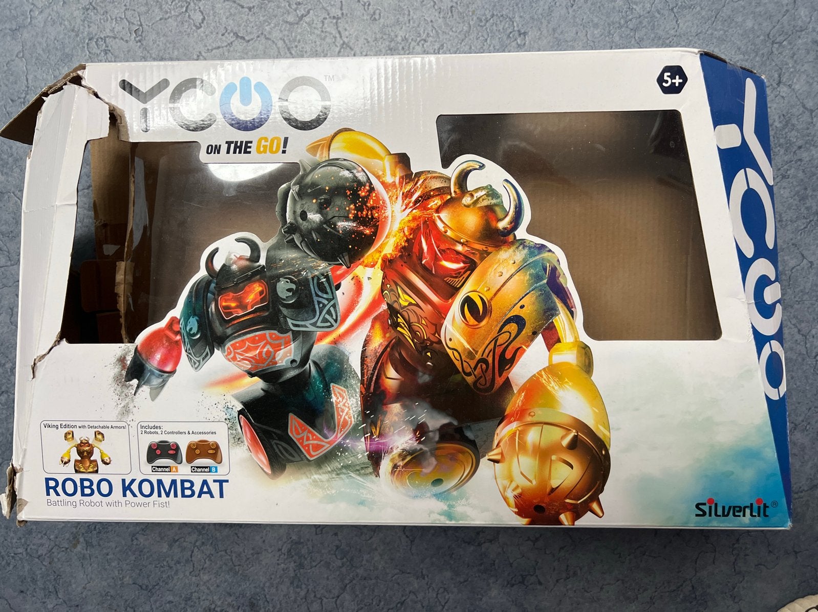 Robo Kombat Boksrobots met Afstandsbediening, Ophalen, Zo goed als nieuw, Jongen of Meisje