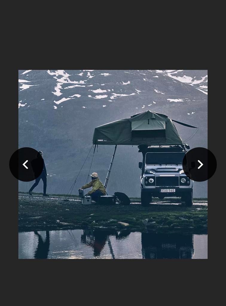 Thule Tepui Autana Daktent Grijs/Blauw met ondertent, Caravans en Kamperen, Tenten, Ophalen of Verzenden, Gebruikt, Tot en met 3