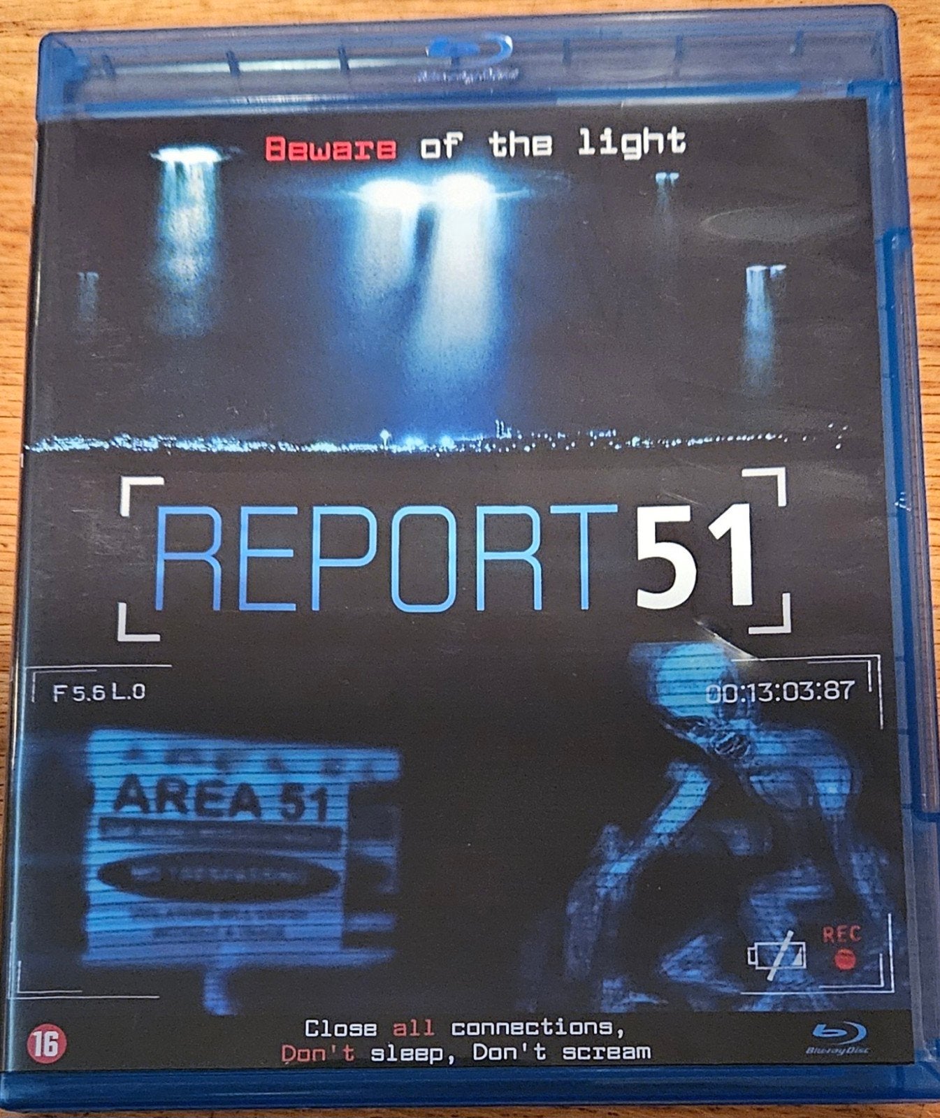 Report 51 Blu-ray - Spannende Sci-Fi Horrorfilm, Cd's en Dvd's, Vanaf 16 jaar, Ophalen of Verzenden, Zo goed als nieuw