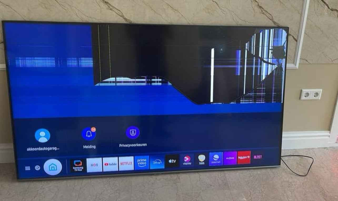 Samsung Q75Q64T - Defect, voor onderdelen of reparatie, Audio, Tv en Foto, Televisies, Ophalen, 50 Hz, Samsung, 4k (UHD)