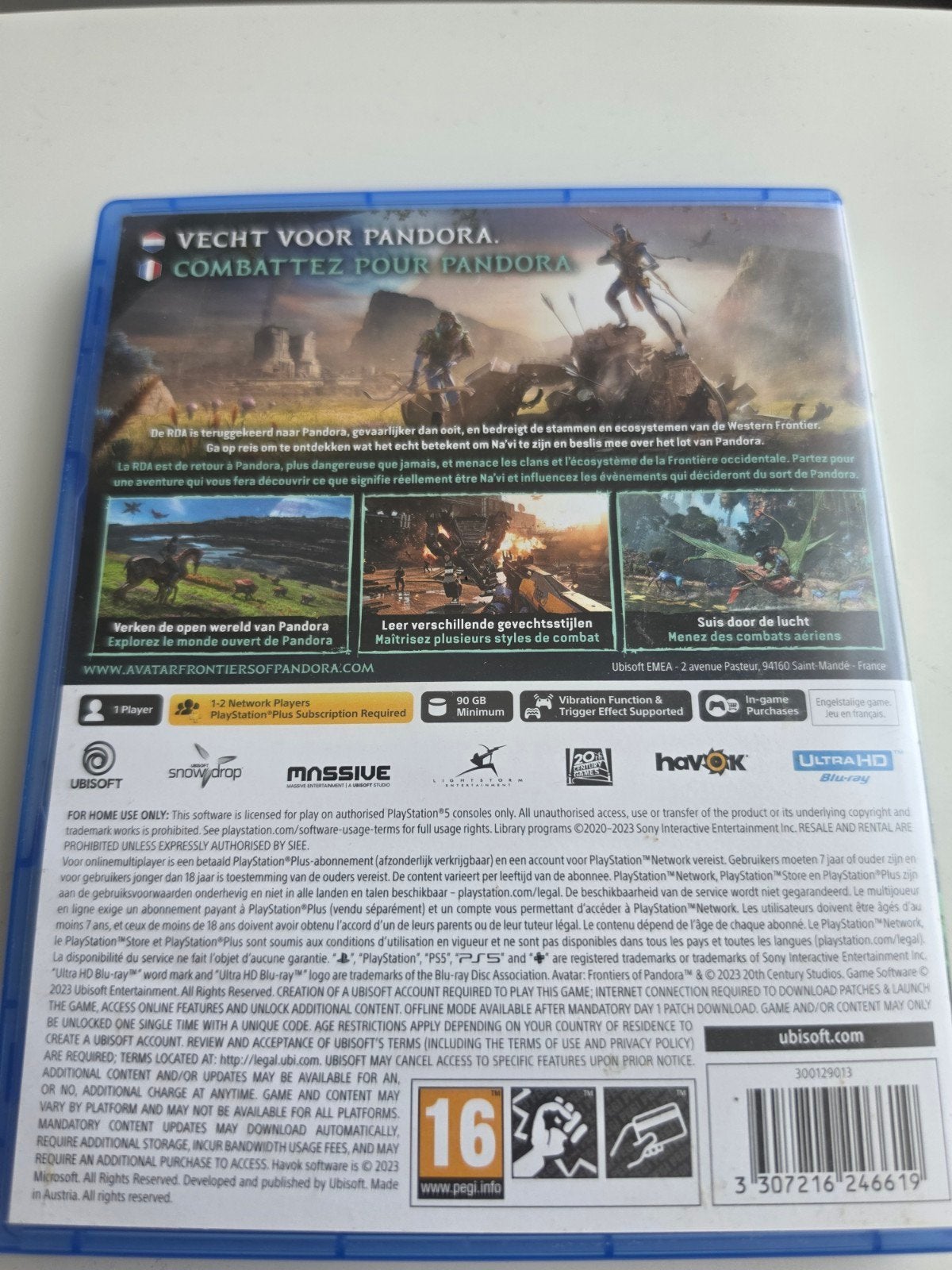 Avatar: Frontiers of Pandora PS5 - Nieuwstaat Lees Goed️, Ubisoft Entertainment S.A., 2 Cité de l'Innovation, 93696 Pantin Cedex, France