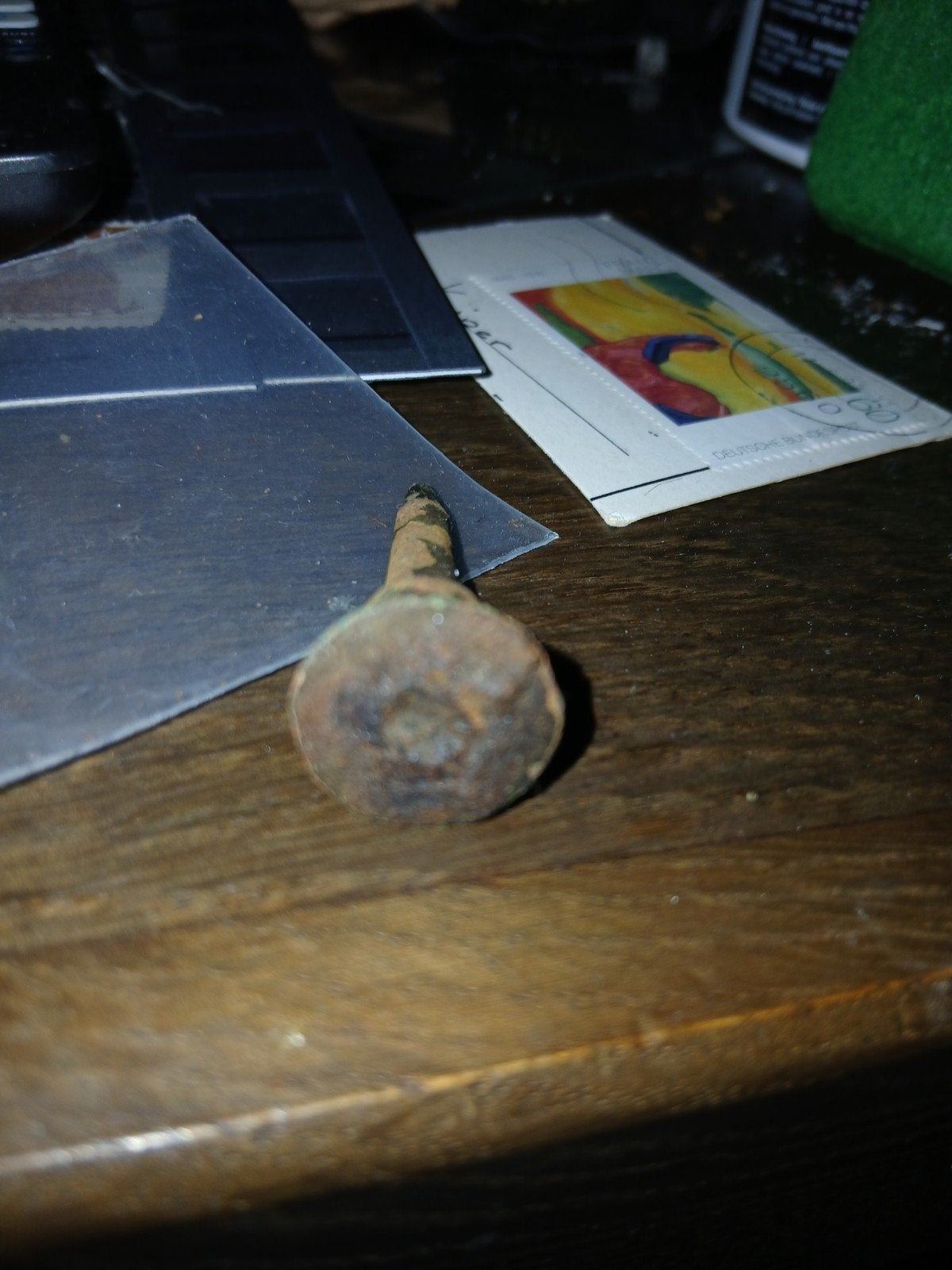 Oud metalen voorwerp, mogelijk een spijker of pin, Antiek en Kunst, Ophalen of Verzenden