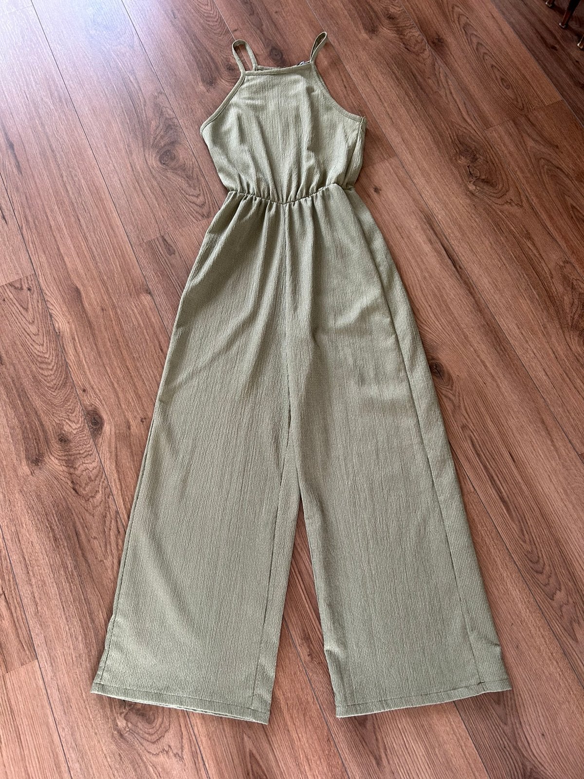 Bershka groene jumpsuit maat xs, Kleding | Dames, Jumpsuits, Ophalen of Verzenden, Zo goed als nieuw, Maat 34 (XS) of kleiner