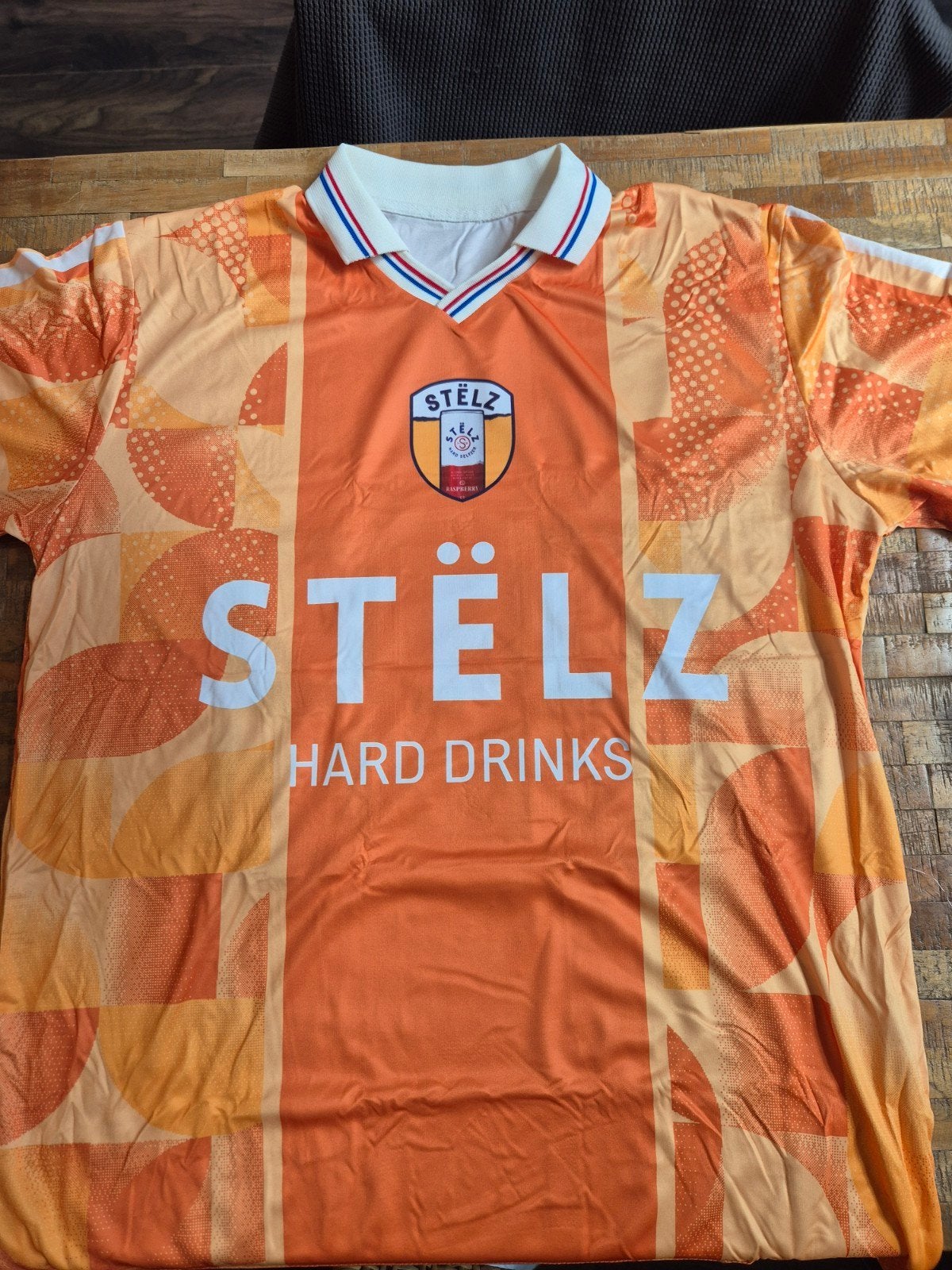 Stelz Voetbalshirt L/XL Oranje, Maat 52/54 (L), Stelz, Oranje, Ophalen of Verzenden