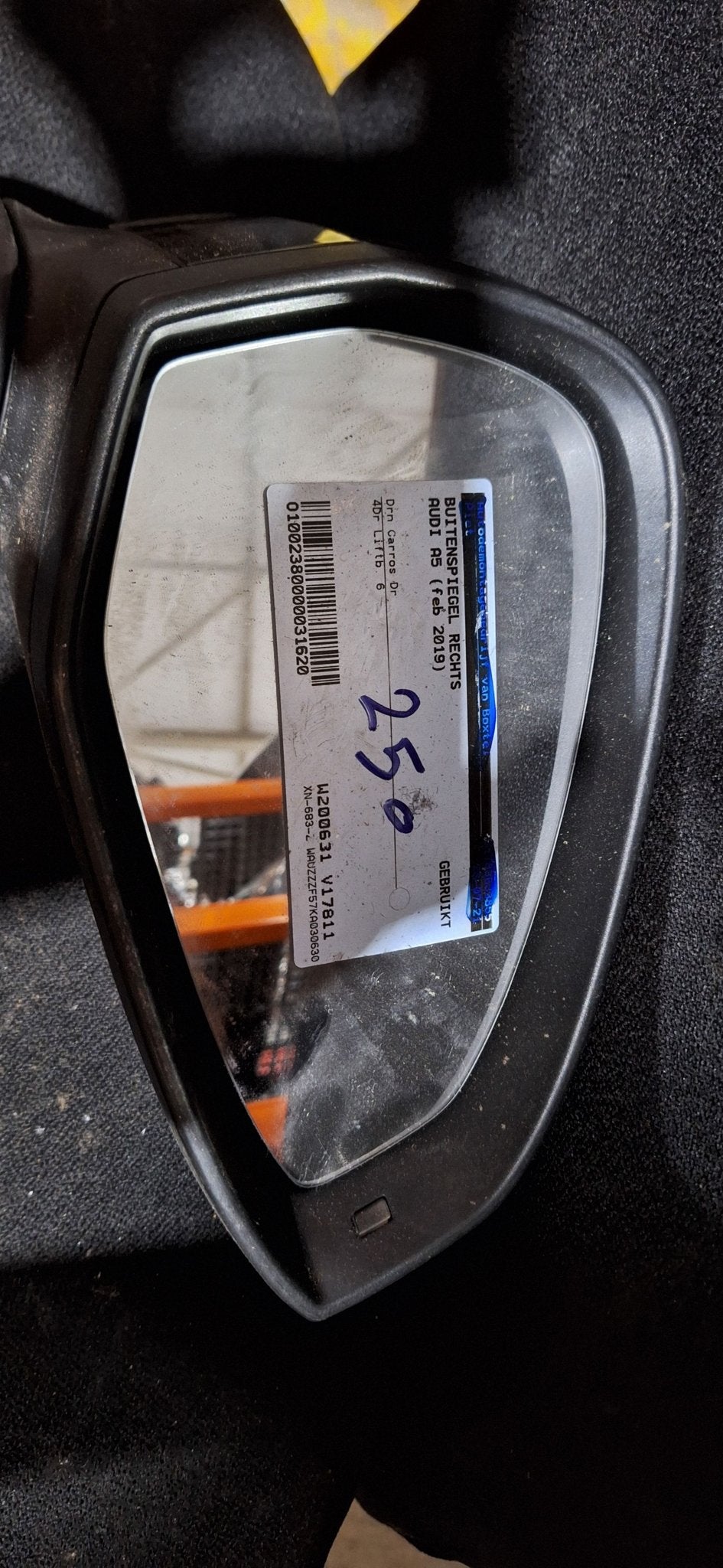 Originele Audi A5 (F5) Buitenspiegel Rechts (Passagierszijde, Gebruikt, -, -, Ophalen of Verzenden