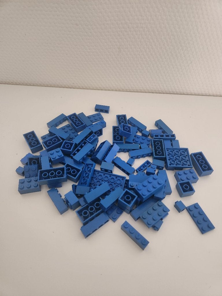 Lego blokjes blauw, Ophalen of Verzenden, Gebruikt, Losse stenen, Lego