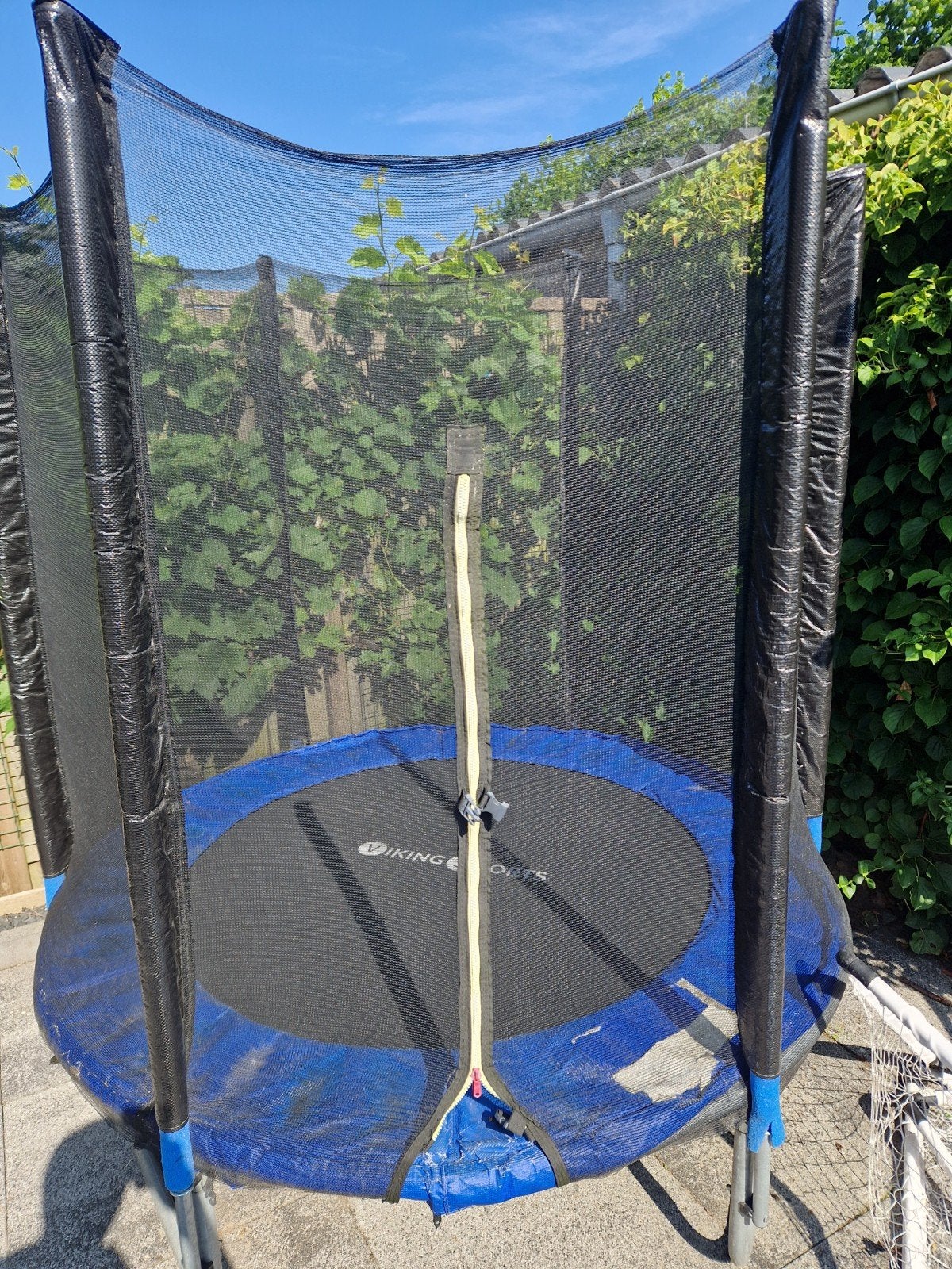 Trampoline 180cm 100kg max, Ophalen, Gebruikt
